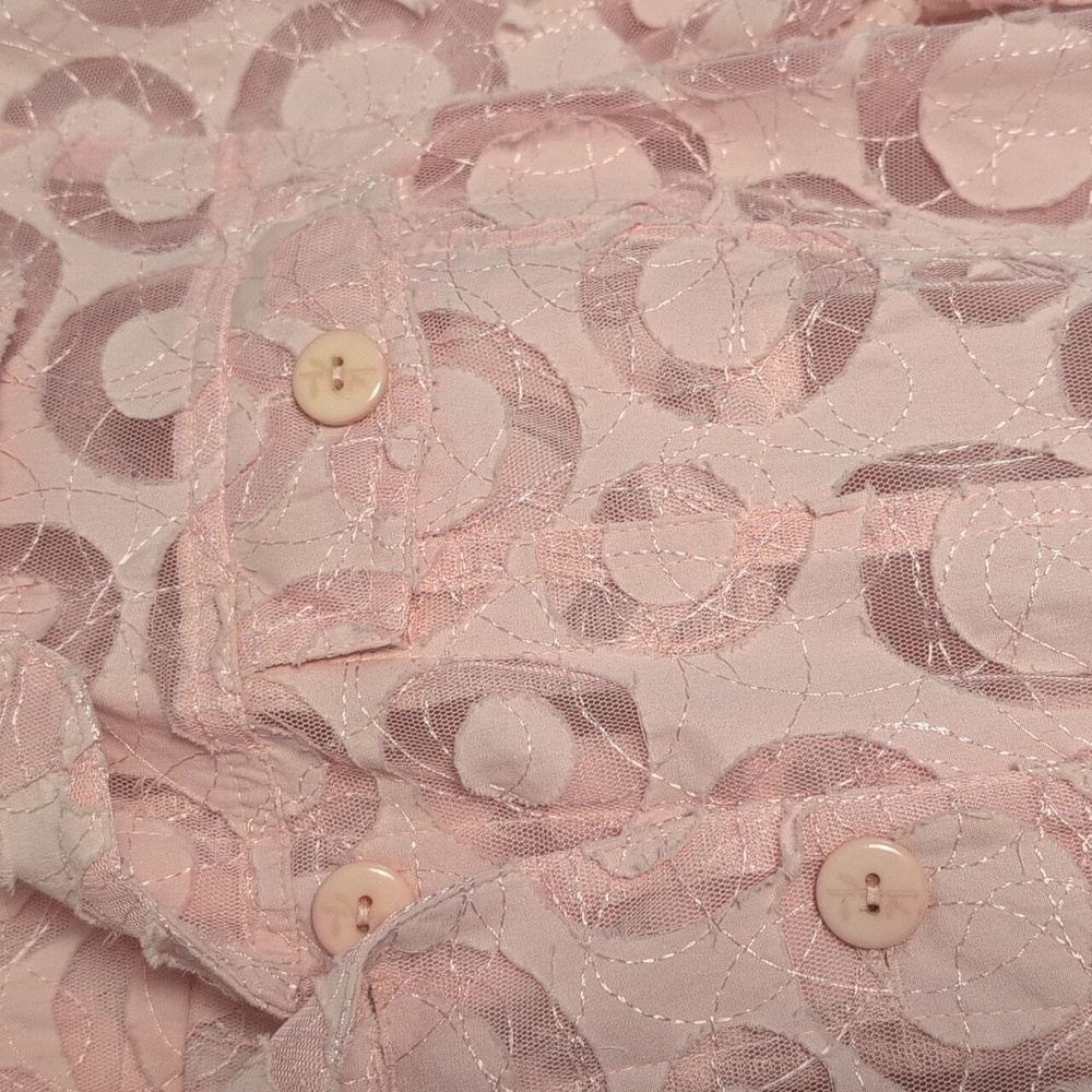 Ruby Rd. Light Pink Textured Blazer/Jacket - image 3